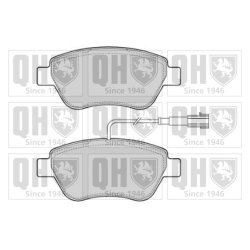 Brake Pad Set QUINTON HAZELL BP1754 OE Ref 1618111580 QUINTON HAZELL