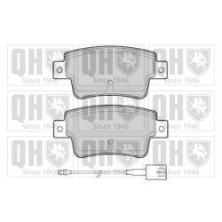 Brake Pad Set QUINTON HAZELL BP1768 OE Ref 77365464 QUINTON HAZELL