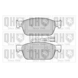 Brake Pad Set QUINTON HAZELL BP1807 OE Ref 8660000737 QUINTON HAZELL