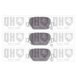 Brake Pad Set QUINTON HAZELL BP1851 OE Ref 68088919AA QUINTON HAZELL