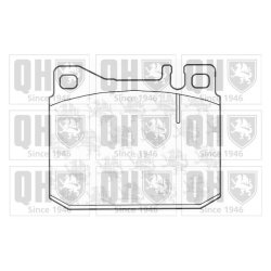 Brake Pad Set QUINTON HAZELL BP319 OE Ref 0004205920 QUINTON HAZELL