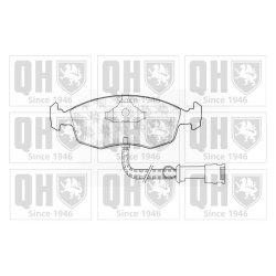 Brake Pad Set QUINTON HAZELL BP324 OE Ref 1632792 QUINTON HAZELL