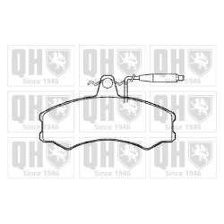 Brake Pad Set QUINTON HAZELL BP326 OE Ref 9938205 QUINTON HAZELL