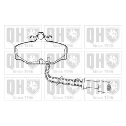 Brake Pad Set QUINTON HAZELL BP368 OE Ref 1652207 QUINTON HAZELL