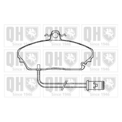 Brake Pad Set QUINTON HAZELL BP382 OE Ref 45022SG9000 QUINTON HAZELL