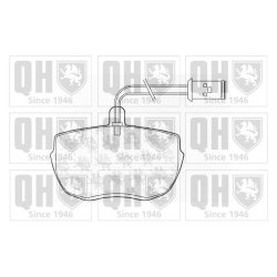 Brake Pad Set QUINTON HAZELL BP388 OE Ref 6567001 QUINTON HAZELL
