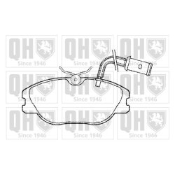 Brake Pad Set QUINTON HAZELL BP460 OE Ref 8847474 QUINTON HAZELL