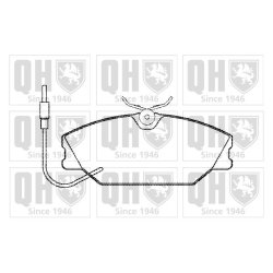 Brake Pad Set QUINTON HAZELL BP475 OE Ref 7701202289 QUINTON HAZELL