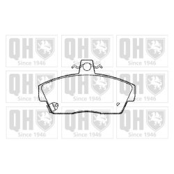 Brake Pad Set QUINTON HAZELL BP491 OE Ref GBP90326AF QUINTON HAZELL