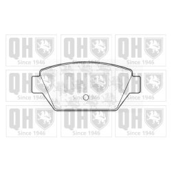 Brake Pad Set QUINTON HAZELL BP513 OE Ref MB366288 QUINTON HAZELL