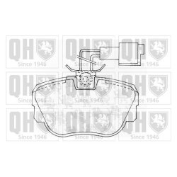 Brake Pad Set QUINTON HAZELL BP534 OE Ref 34111158316 QUINTON HAZELL
