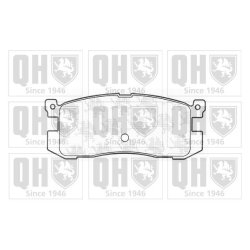 Brake Pad Set QUINTON HAZELL BP566 OE Ref E92Z2200A QUINTON HAZELL