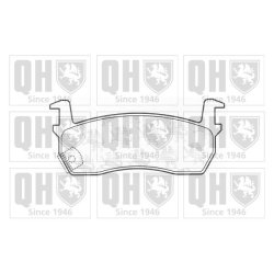 Brake Pad Set QUINTON HAZELL BP580 OE Ref 4106004B25 QUINTON HAZELL