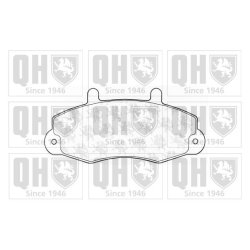 Brake Pad Set QUINTON HAZELL BP595 OE Ref 92VB2K021AC QUINTON HAZELL