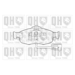 Brake Pad Set QUINTON HAZELL BP599 OE Ref 1073732 QUINTON HAZELL