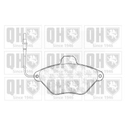 Brake Pad Set QUINTON HAZELL BP610 OE Ref 8660004669 QUINTON HAZELL