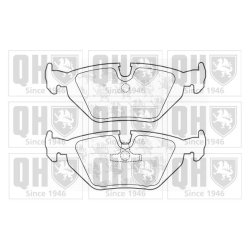 Brake Pad Set QUINTON HAZELL BP620 OE Ref 34211160340 QUINTON HAZELL