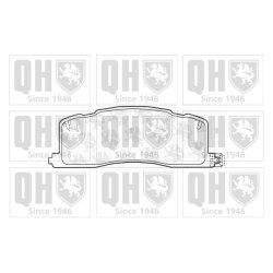 Brake Pad Set QUINTON HAZELL BP707 OE Ref 0446628010 QUINTON HAZELL