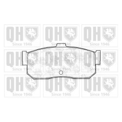 Brake Pad Set QUINTON HAZELL BP714 OE Ref 440600N690 QUINTON HAZELL