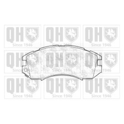 Brake Pad Set QUINTON HAZELL BP721 OE Ref 26296AA000 QUINTON HAZELL