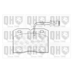 Brake Pad Set QUINTON HAZELL BP728 OE Ref 01906039 QUINTON HAZELL