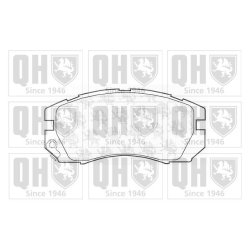 Brake Pad Set QUINTON HAZELL BP744 OE Ref 26296AA040 QUINTON HAZELL