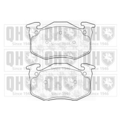 Brake Pad Set QUINTON HAZELL BP752 OE Ref 7701203668 QUINTON HAZELL