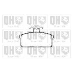 Brake Pad Set QUINTON HAZELL BP753 QUINTON HAZELL