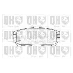 Brake Pad Set QUINTON HAZELL BP792 OE Ref 97039269 QUINTON HAZELL