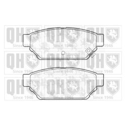 Brake Pad Set QUINTON HAZELL BP798 OE Ref MR205377 QUINTON HAZELL