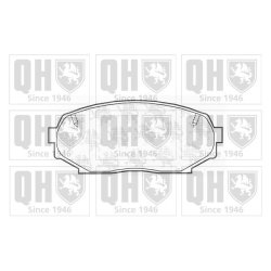 Brake Pad Set QUINTON HAZELL BP809 OE Ref NAY03323ZA QUINTON HAZELL