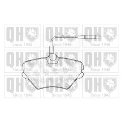Brake Pad Set QUINTON HAZELL BP818 OE Ref 7701203967 QUINTON HAZELL