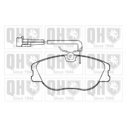 Brake Pad Set QUINTON HAZELL BP830 OE Ref 9950550 QUINTON HAZELL