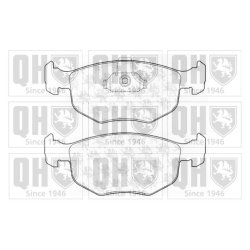 Brake Pad Set QUINTON HAZELL BP832 OE Ref 1022077 QUINTON HAZELL