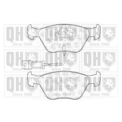 Brake Pad Set QUINTON HAZELL BP835 OE Ref 1022079 QUINTON HAZELL