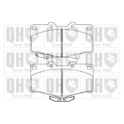 Brake Pad Set QUINTON HAZELL BP858 OE Ref 0446535140 QUINTON HAZELL