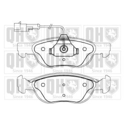 Brake Pad Set QUINTON HAZELL BP861 OE Ref 0009951067 QUINTON HAZELL