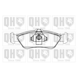 Brake Pad Set QUINTON HAZELL BP869 OE Ref 0024204020 QUINTON HAZELL