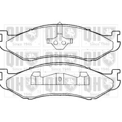 Brake Pad Set QUINTON HAZELL BP891 OE Ref 4713175 QUINTON HAZELL