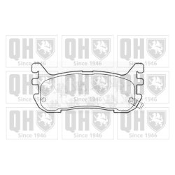 Brake Pad Set QUINTON HAZELL BP907 OE Ref BCYC2643Z QUINTON HAZELL