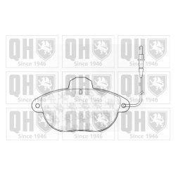 Brake Pad Set QUINTON HAZELL BP923 OE Ref 8660004695 QUINTON HAZELL