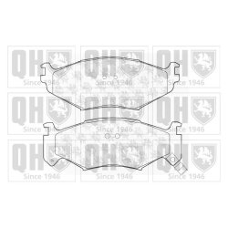 Brake Pad Set QUINTON HAZELL BP942 OE Ref 4423812 QUINTON HAZELL