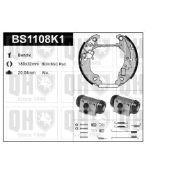 Brake Shoe Set QUINTON HAZELL BS1108K1 OE Ref 71740710