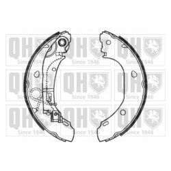 Brake Shoe Set QUINTON HAZELL BS1154 OE Ref XM342200AA