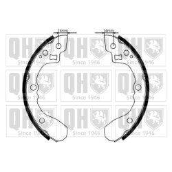 Brake Shoe Set QUINTON HAZELL BS1161 OE Ref 93BB2200CB