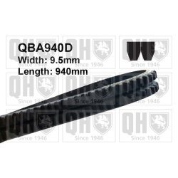 V belt QUINTON HAZELL QBA940D