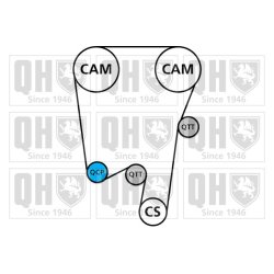 Timing Belt Kit QUINTON HAZELL QBK262 OE Ref 7701471519 QUINTON HAZELL