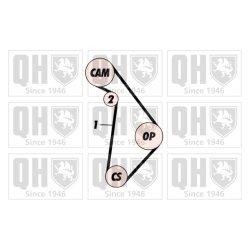 Timing Belt Kit QUINTON HAZELL QBK355 QUINTON HAZELL
