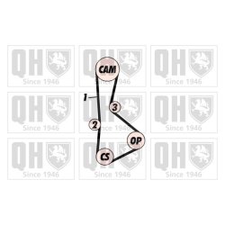 Timing Belt Kit QUINTON HAZELL QBK373 QUINTON HAZELL