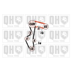 Timing Belt Kit QUINTON HAZELL QBK383 QUINTON HAZELL
